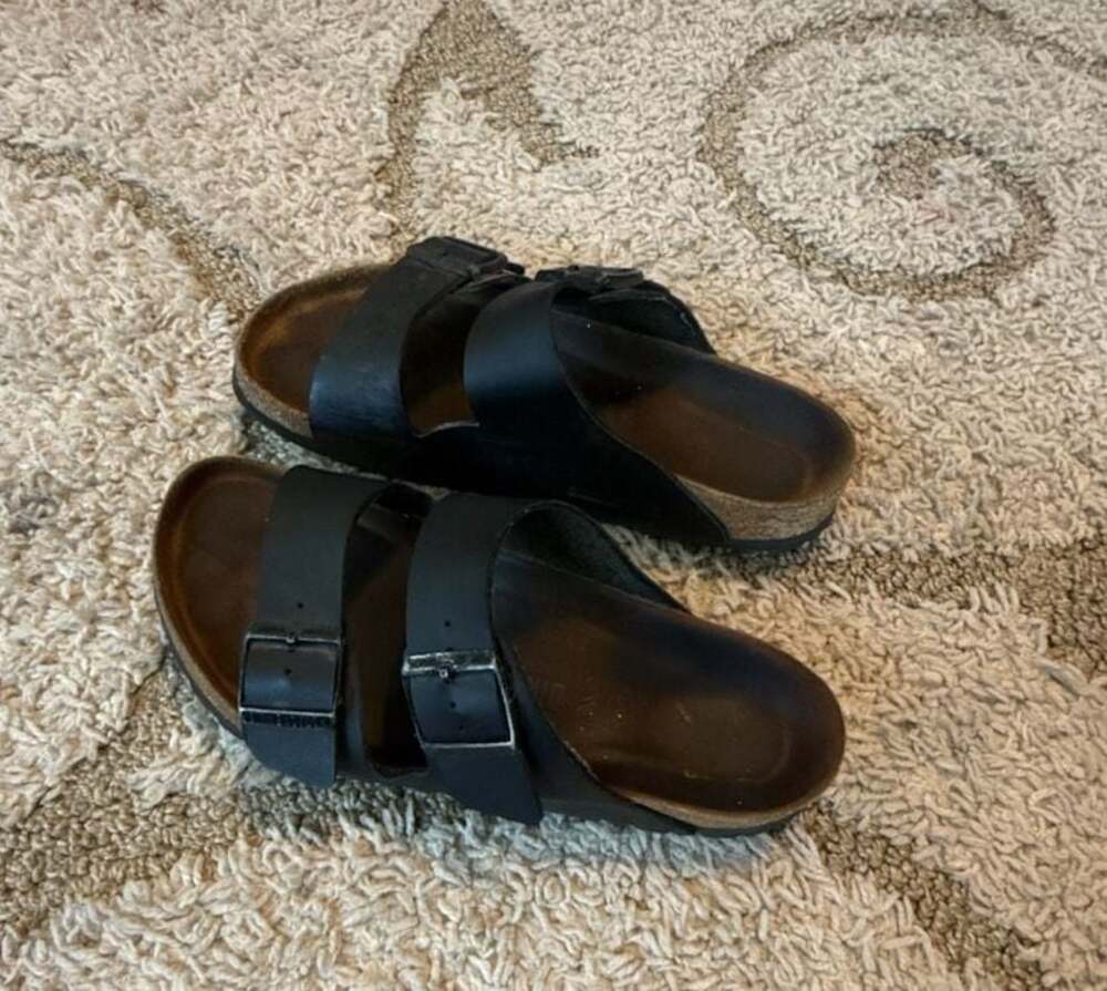 Birkenstock Arizona Two-Strap Sandals in Black